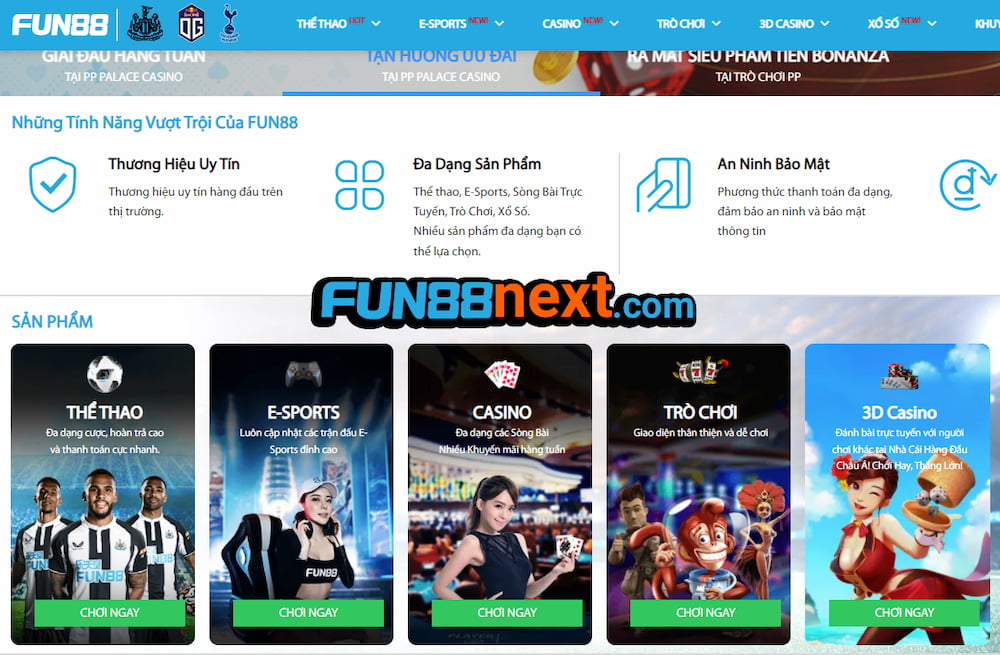 Uy tín nhà cái Fun88 rất vững chắc