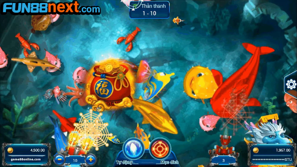 Các bước tham gia chơi game câu cá Fun88