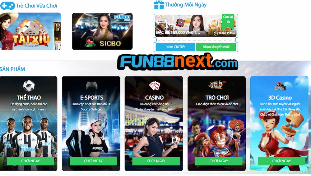 Fun88 là nhà cái hàng đầu Châu Á