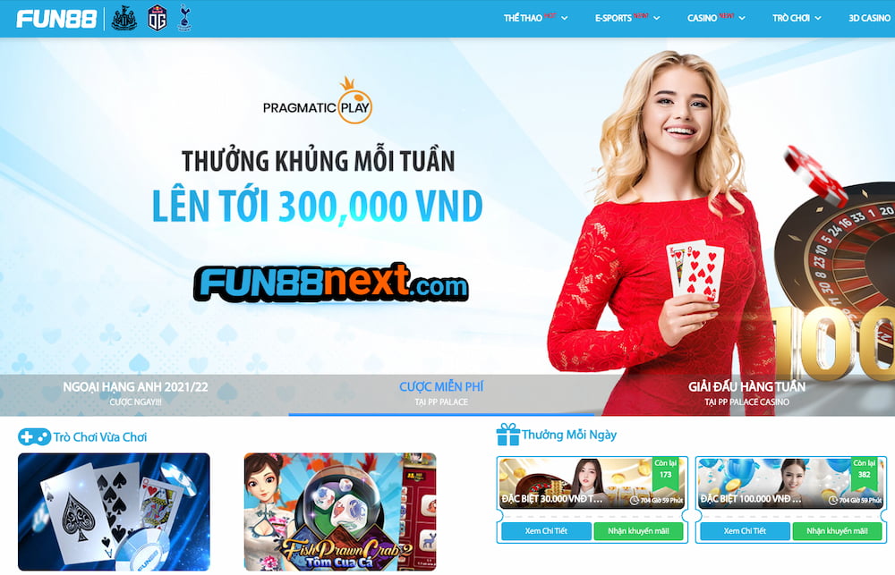 Fun88 sở hữu website đẹp với giao diện dễ sử dụng