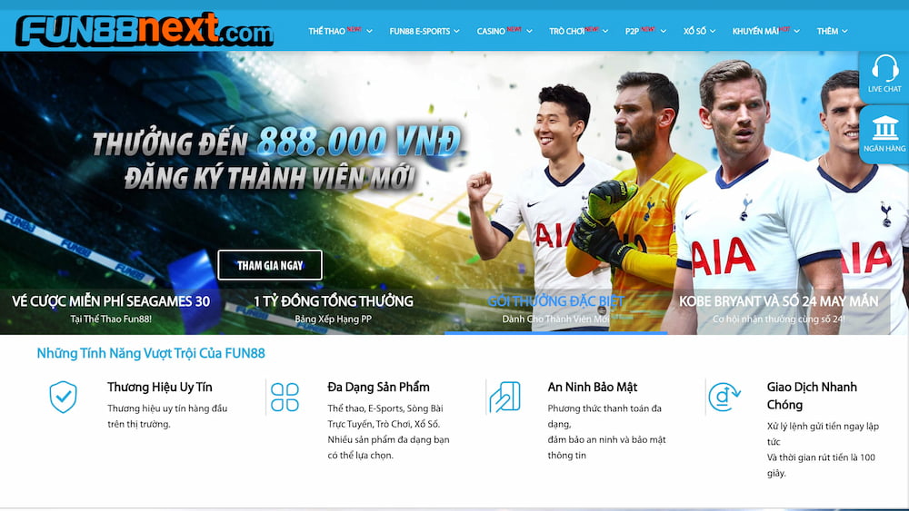 Nhận tiền cược miễn phí 100.000đ khi đăng ký chơi Esport ở Fun88